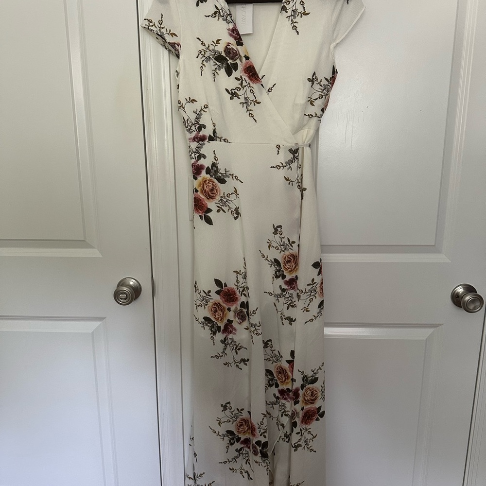 Showpo White Floral Maxi Dress